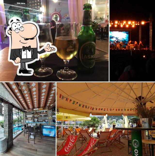 Gli interni di Beach Bar