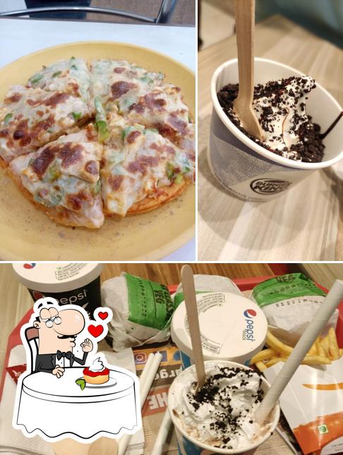 Burger King serves a selection of sweet dishes