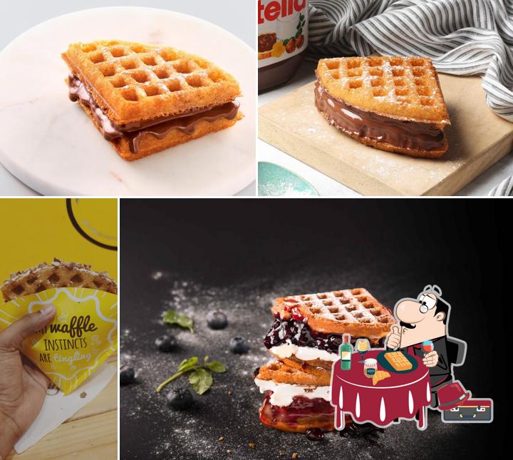 Waffles at The Belgian Waffle Co