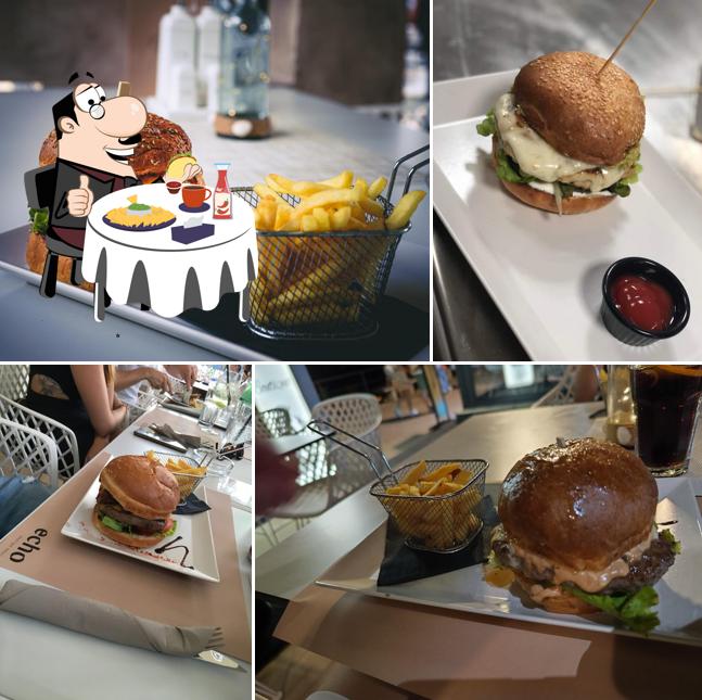 Les hamburgers de ECHO Restaurant & Lounge will conviendront différents goûts