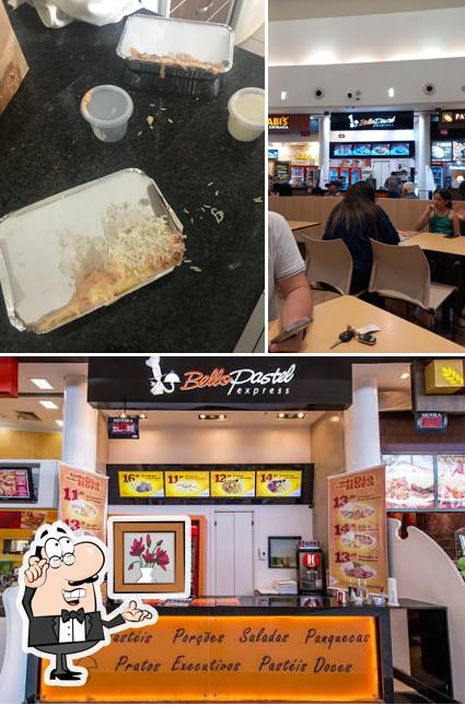 O interior do Bello Pastel