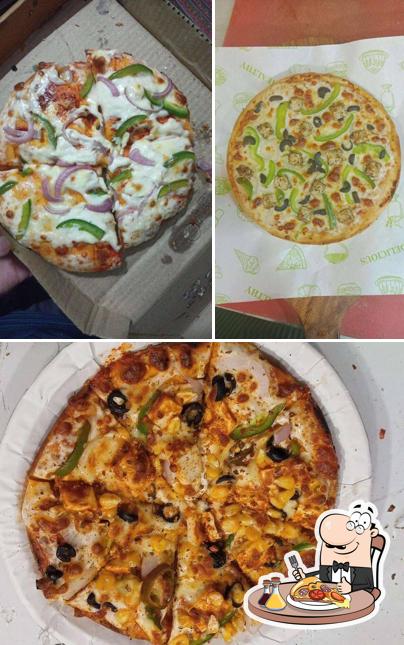 Order different kinds of pizza
