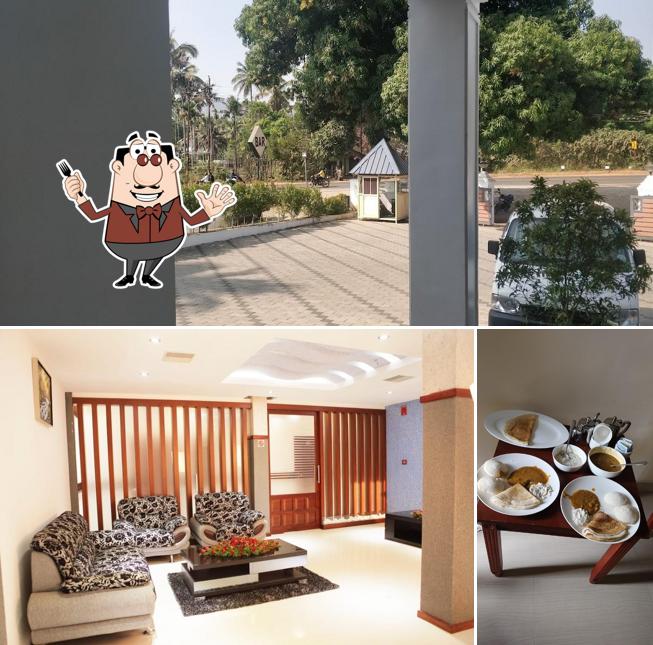 Take a look at the picture displaying food and exterior at Athirappilly Residency