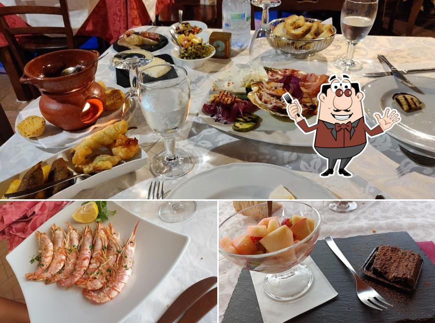 Cibo al Trattoria La Bellavista Falerna