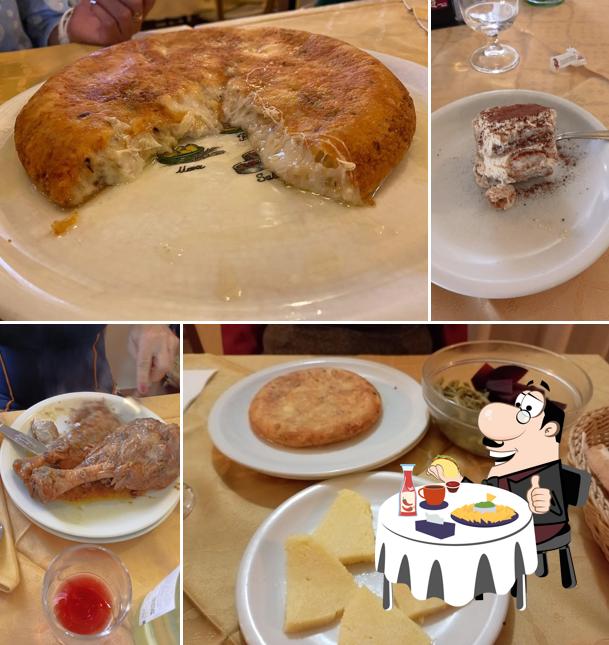 Piatto di formaggi al Trattoria al Passeggio