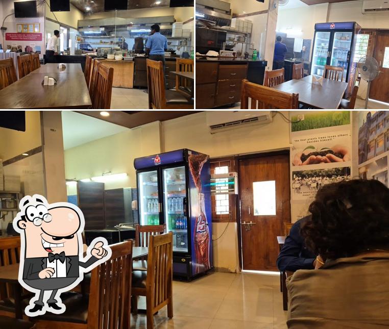 The interior of Kamat Food Court