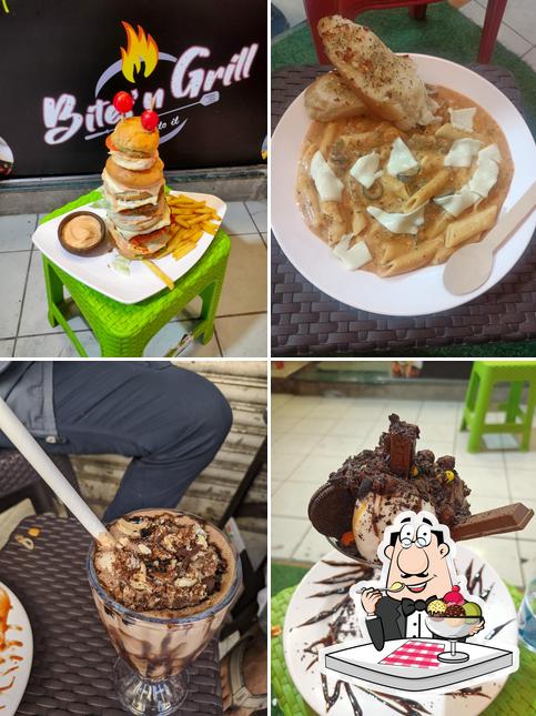 Bites n Grill serves a range of desserts