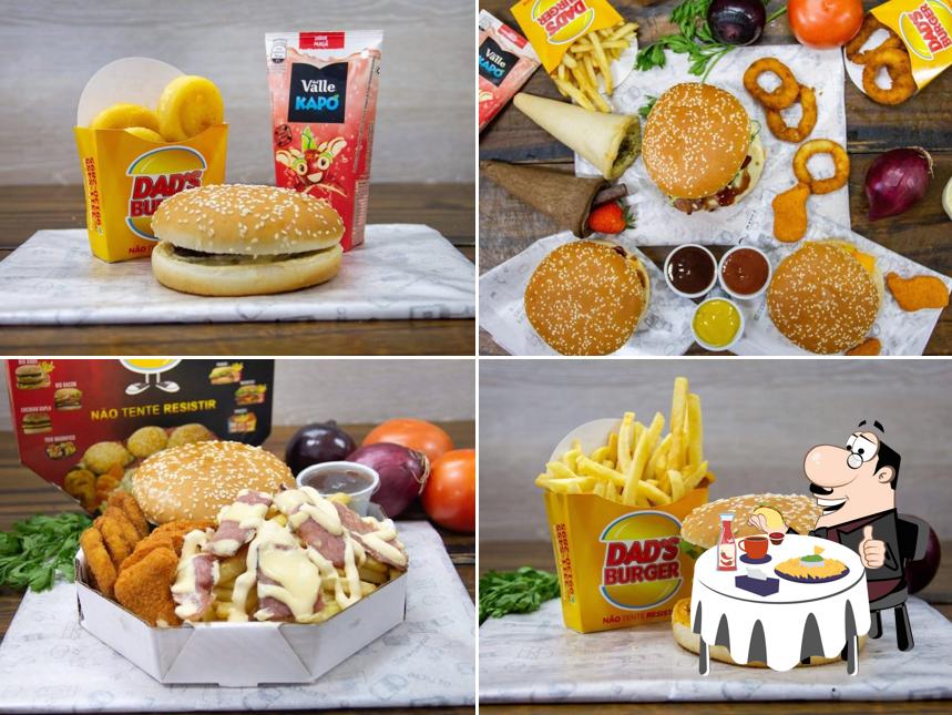 Peça um hambúrguer no Dad's Burger