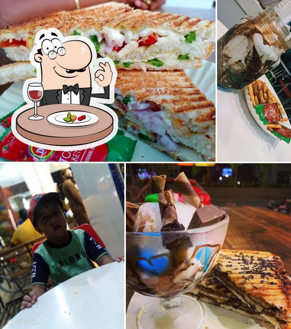 Food at Lassi Corner