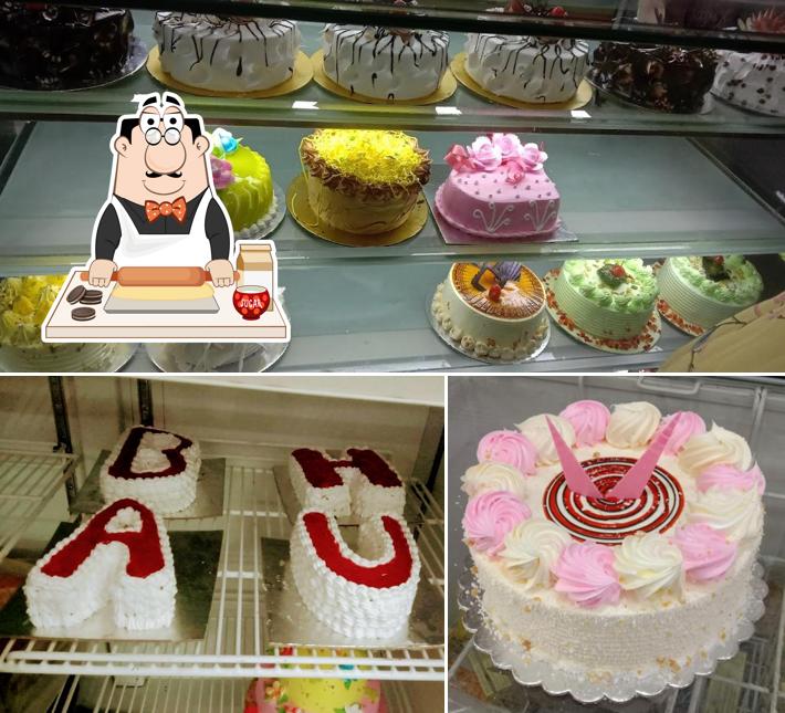 Ramesh Bakery & Cake Shop offers a number of desserts