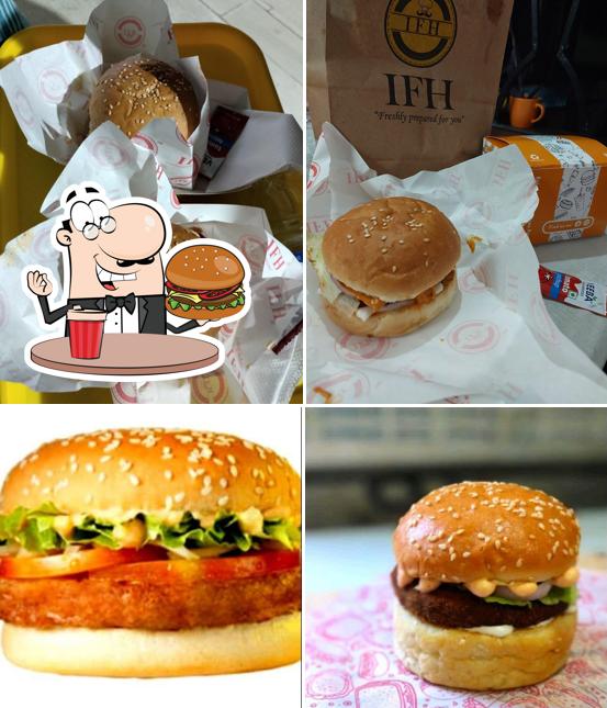 Hamburger at IFH-Indian Fried Hub