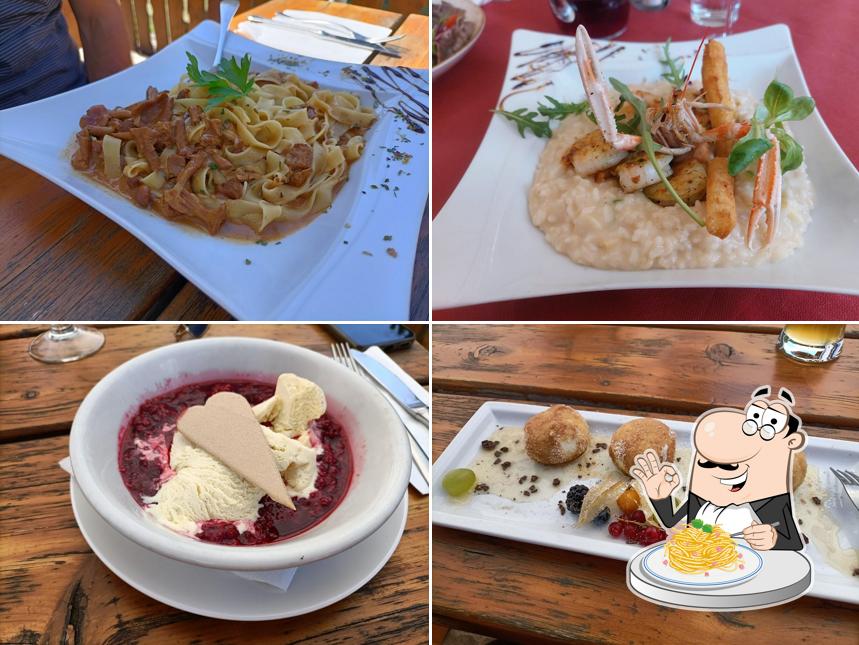 Spaghetti alla carbonara al Urlaub auf dem Bauernhof Niederhof