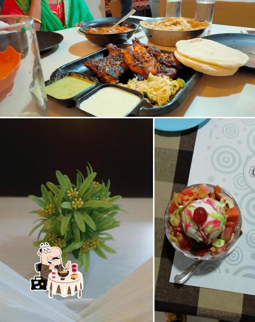 Food at White Portico restaurant