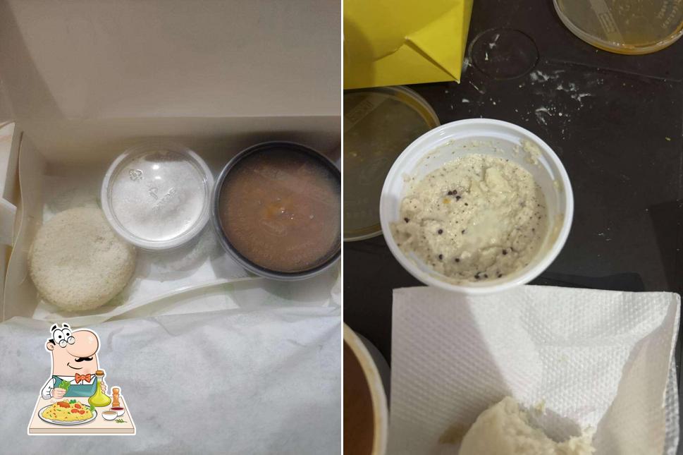 Food at Udupi Cafe Bangalore Idli