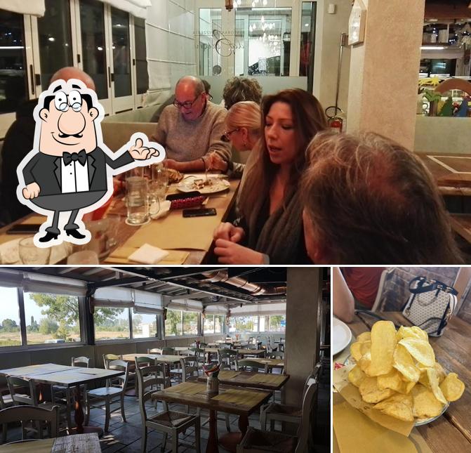 Gli interni di Da Berton