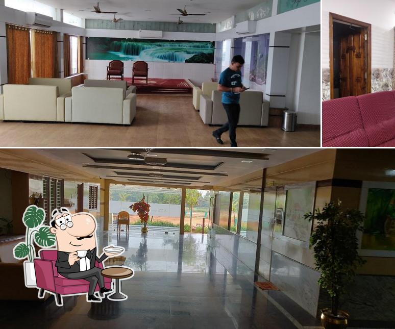 The interior of Green Heaven Multi Cuisine Highway Restaurant