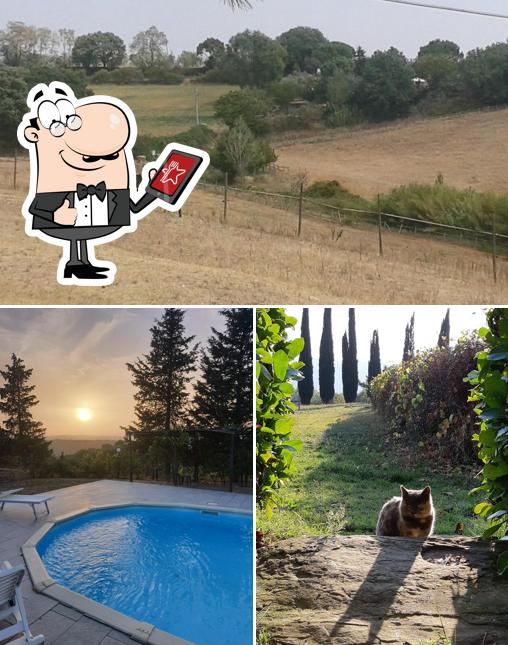Goditi la vista dall'area esterna di La Capretta Country House