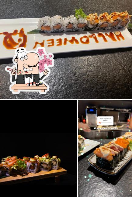 Prenditi le diverse opzioni di sushi