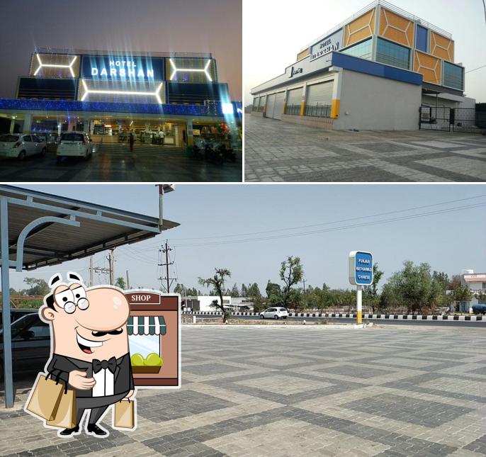The exterior of HOTEL DARSHAN & BANQUET HALL