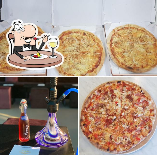 La cibo e birra del ristorante