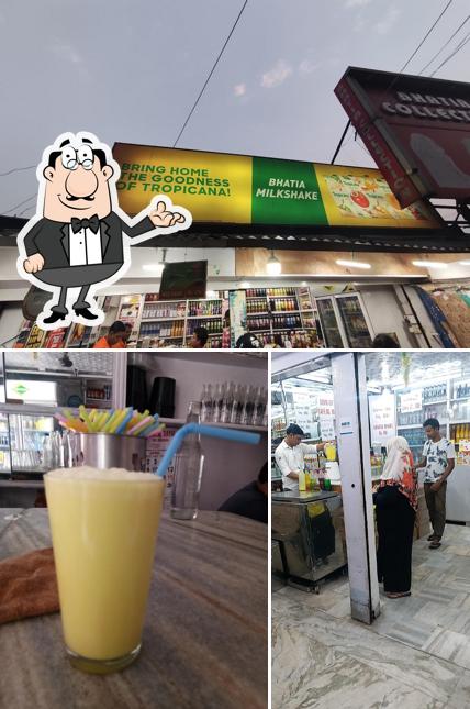 The interior of Bhatia Milk Shake