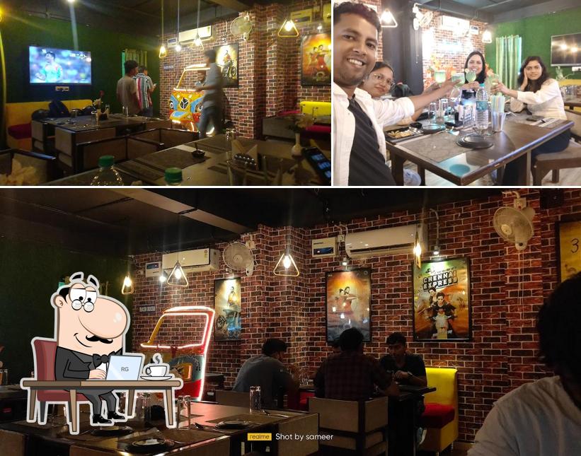 Take a seat at one of the tables at Impulse Restro