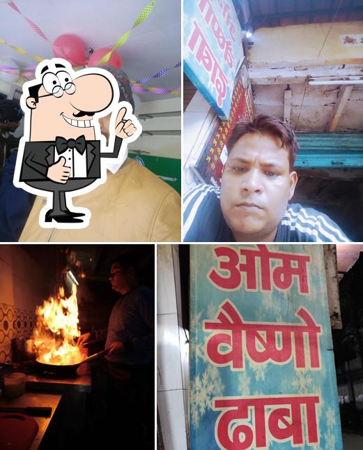 Here's an image of Om Vaishno Dhaba