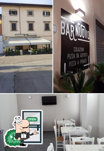 La esterno e interni del ristorante