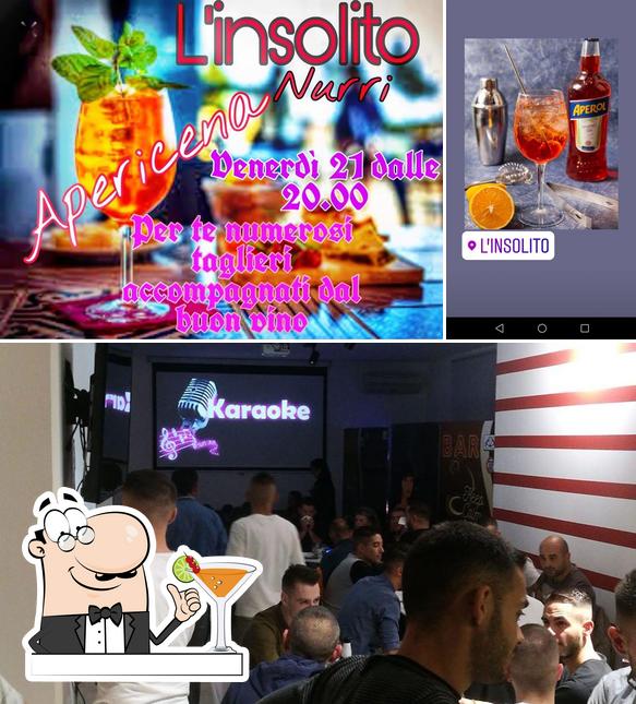 L'Insolito Bar si caratterizza per la bevanda e interni