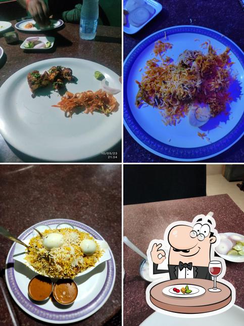 Food at Bhimas family restaurant