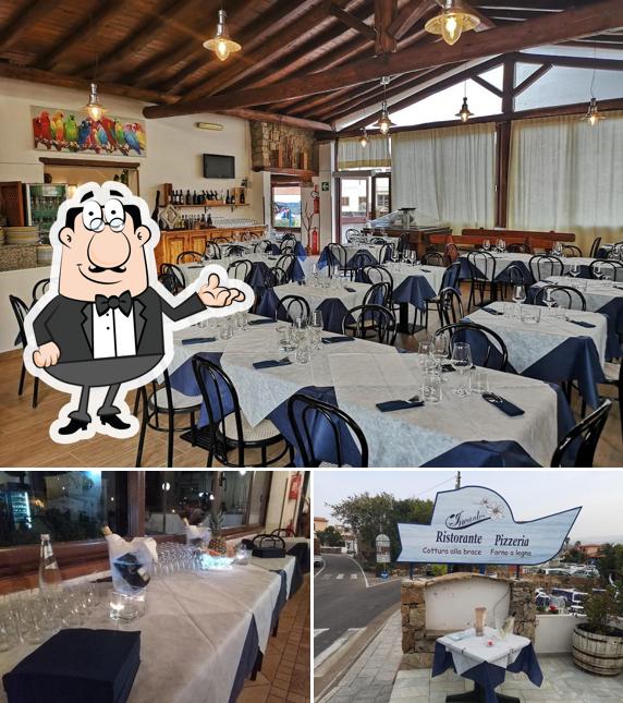 Dai un'occhiata agli interni di ristorante incantos