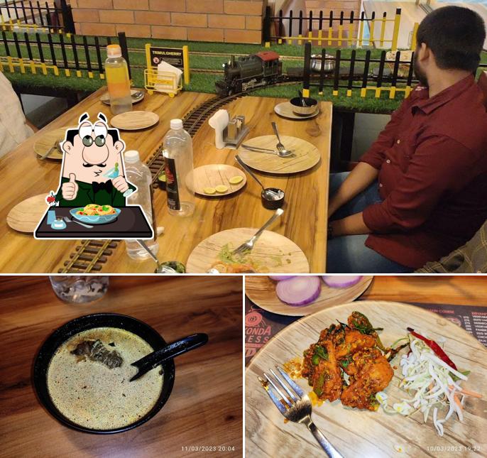 Meals at Maharaja Express Train Restaurant AMR Planet ECIL