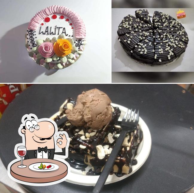 Food at A Dessert King