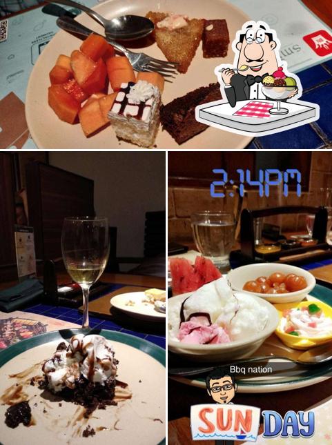 Enjoy one of the sweet dishes