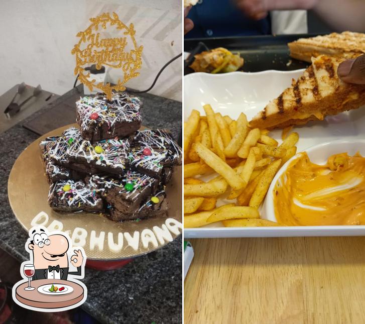 Food at Happie Bites Cafe