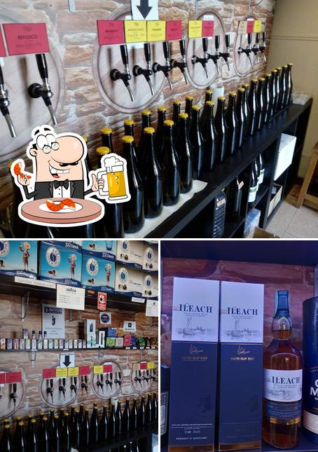 Puoi prenderti un rinfrescante bicchiere di birra chiara o scura