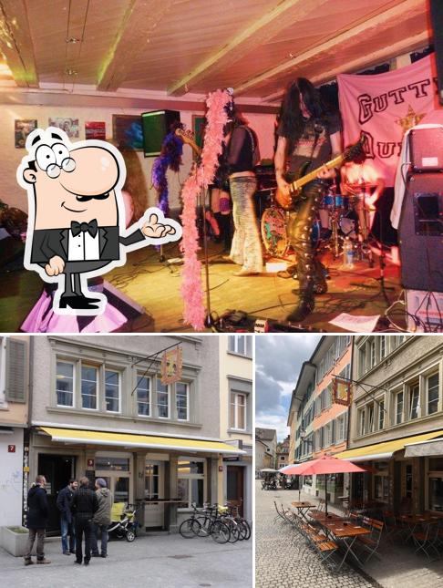 Gli interni di Genossenschaft zum Widder