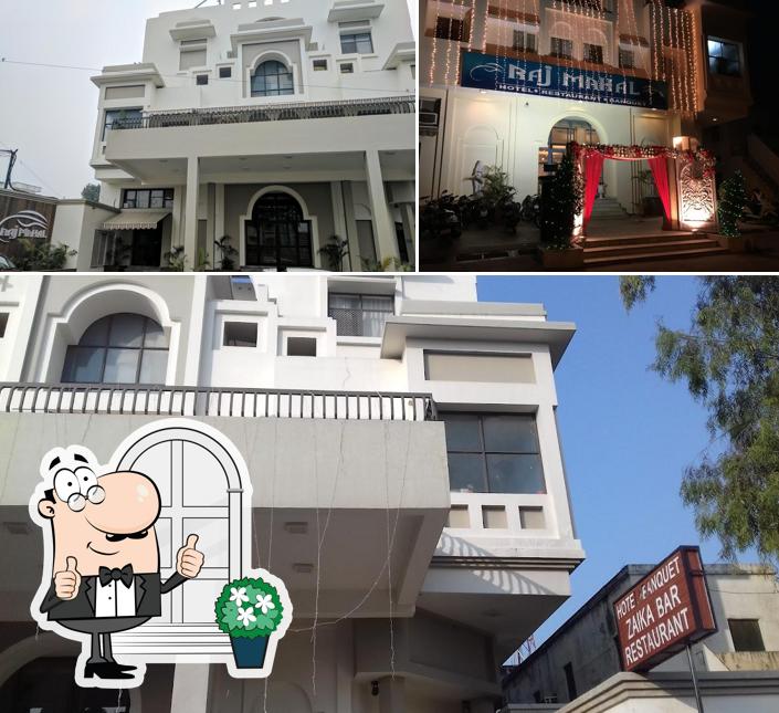 Check out how Raj Mahal Hotel looks outside