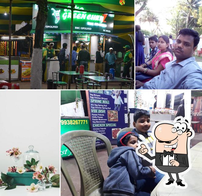 The interior of GREENCHILLYZ SAHEED NAGAR specialist in BIRYANI & TANDOOR