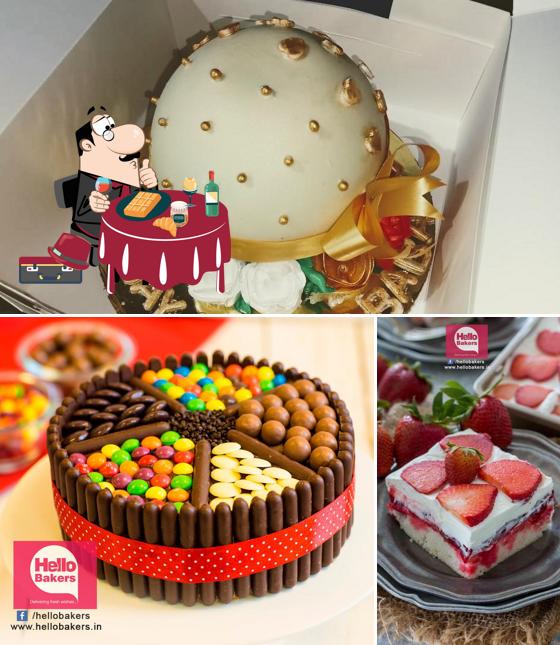 Hello Bakers serves a variety of desserts