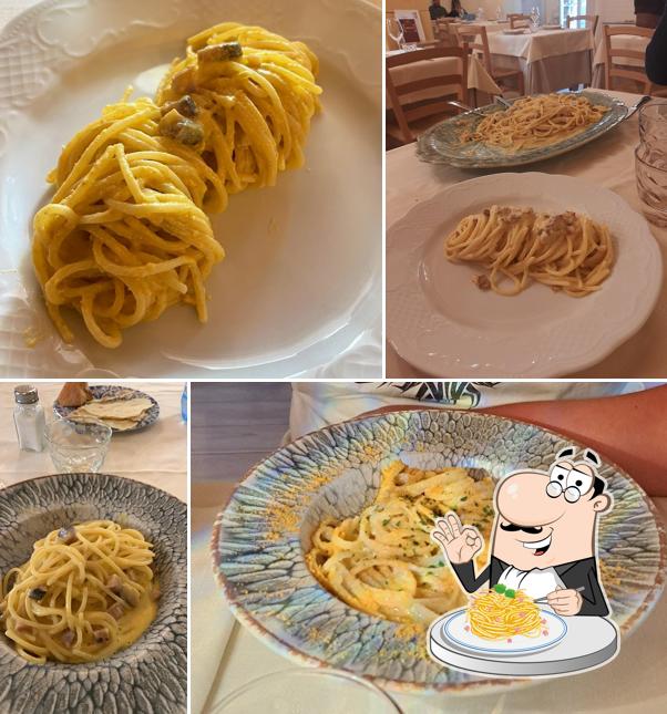 Spaghetti alla carbonara al Osteria Sa Bell'e Crabasa