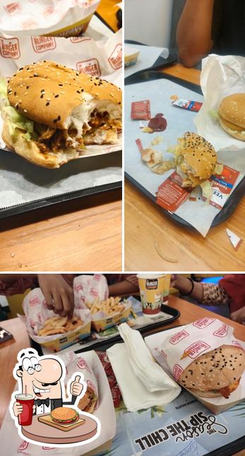 Try out a burger at The Burger Hub