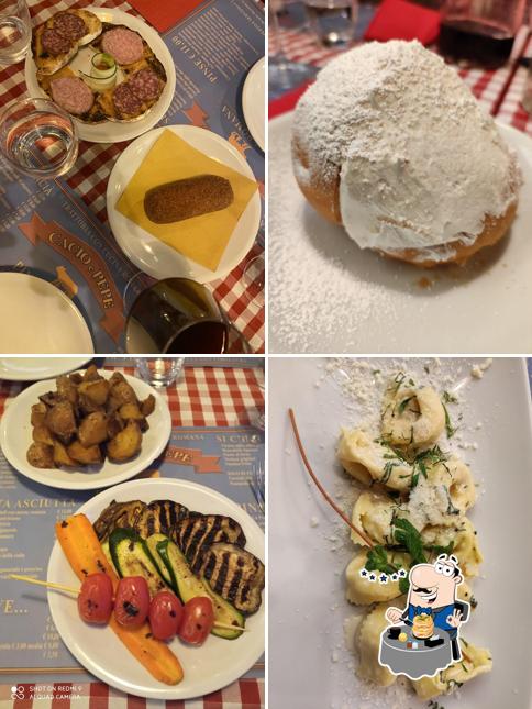 Cibo al Trattoria Romana Cacio e Pepe