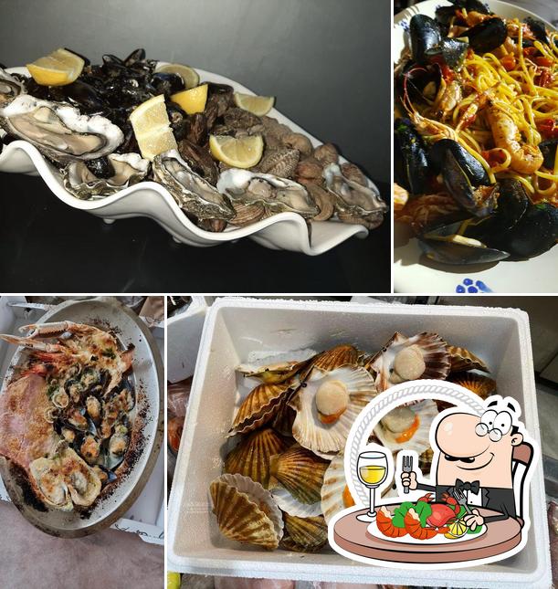 Prova tra i vari prodotti di cucina di mare disponibili a il Castello