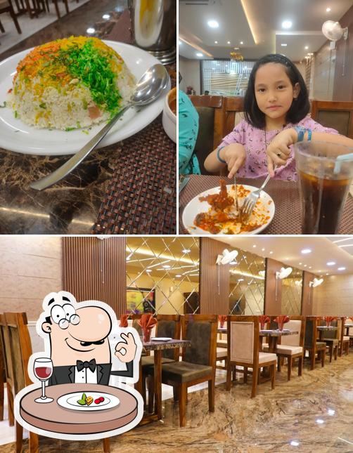 The restaurant's food and interior