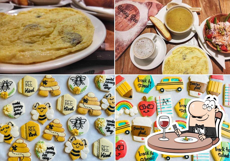 Food at Honey Bee Bakery And Pizzeria