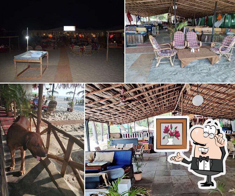 The interior of Orion Beach Restaurant