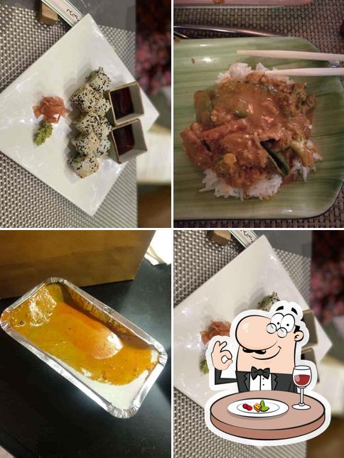 Food at Hibachi - Hotel Icon