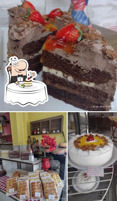 Café Valentina - Cafeteria E Confeitaria oferece uma escolha de sobremesas