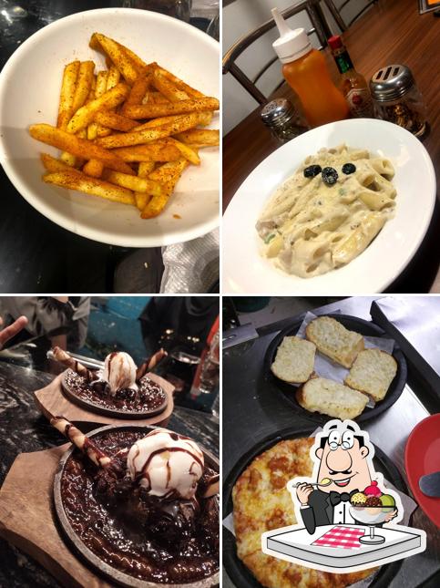Cavura Pizza & Grills serves a number of desserts